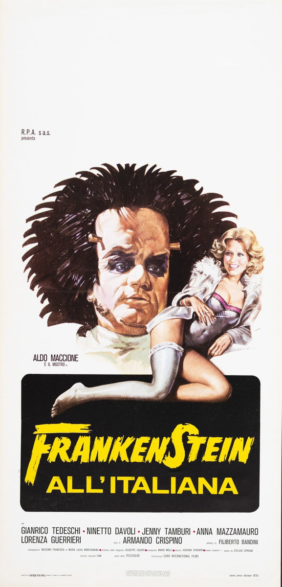 Locandina 2 for the film Frankenstein: Italian Style (1975)