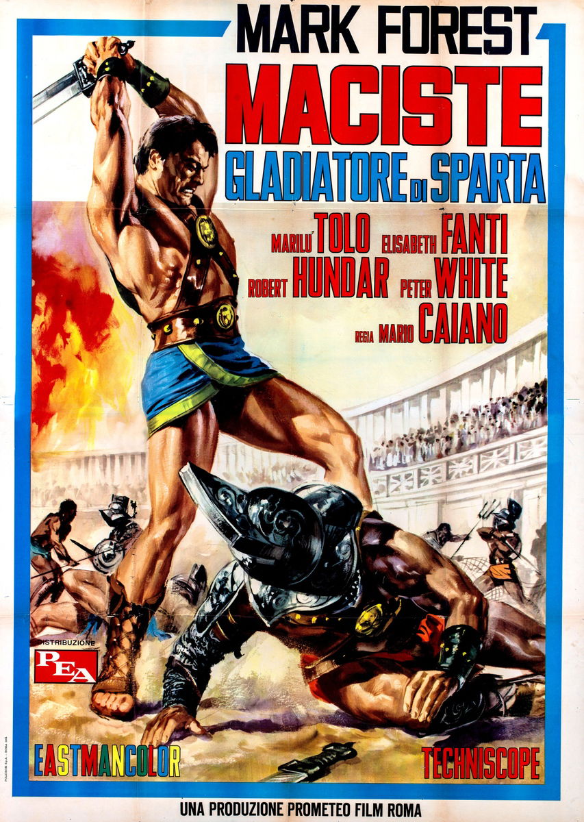 Maciste, gladiatore di Sparta - Manifesto 1