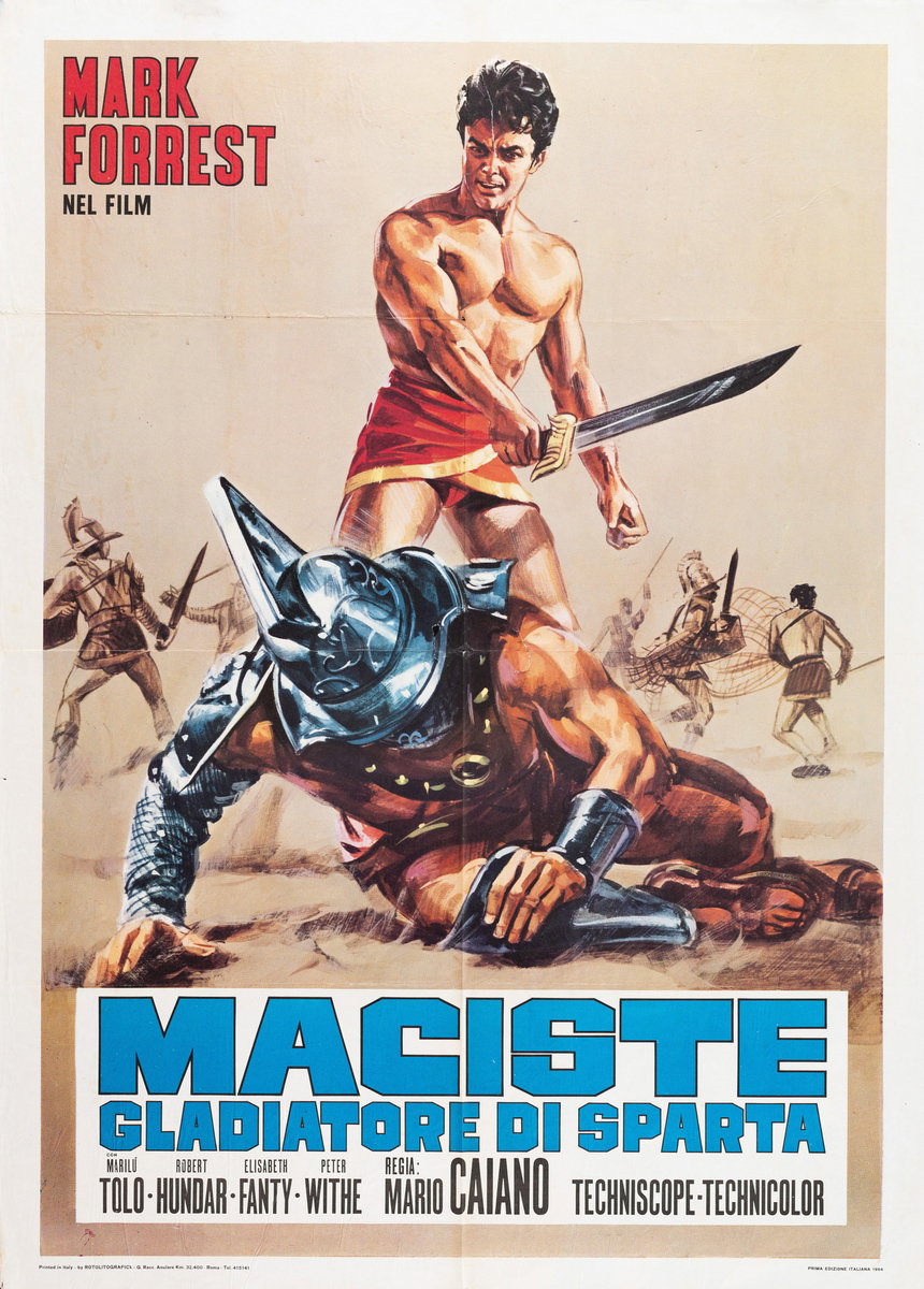 Manifesto 3 per il film Maciste, gladiatore di Sparta (1964)