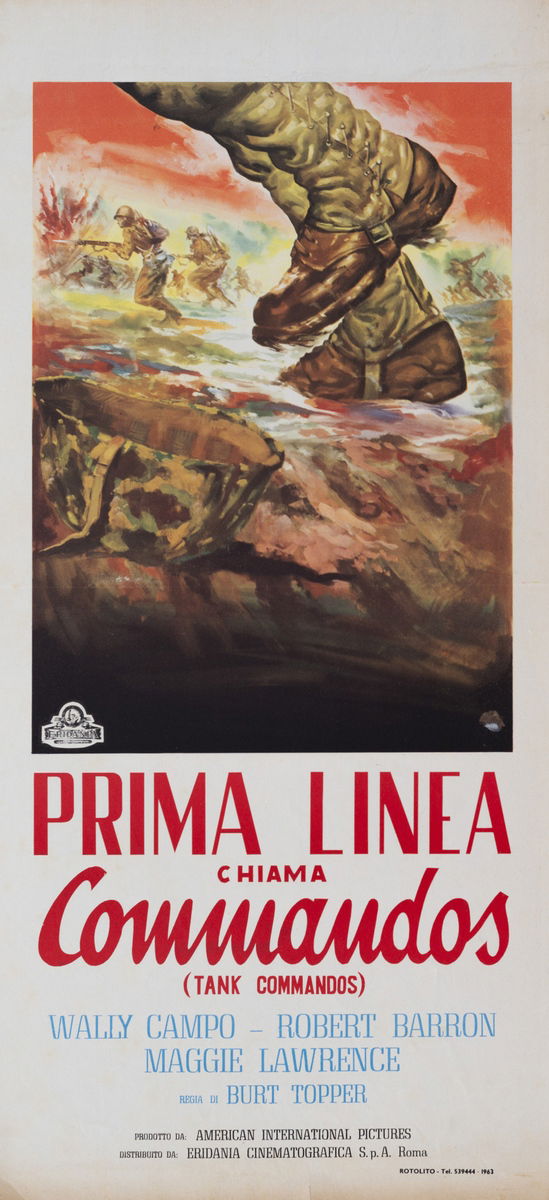 Prima linea chiama commandos - Locandina 1