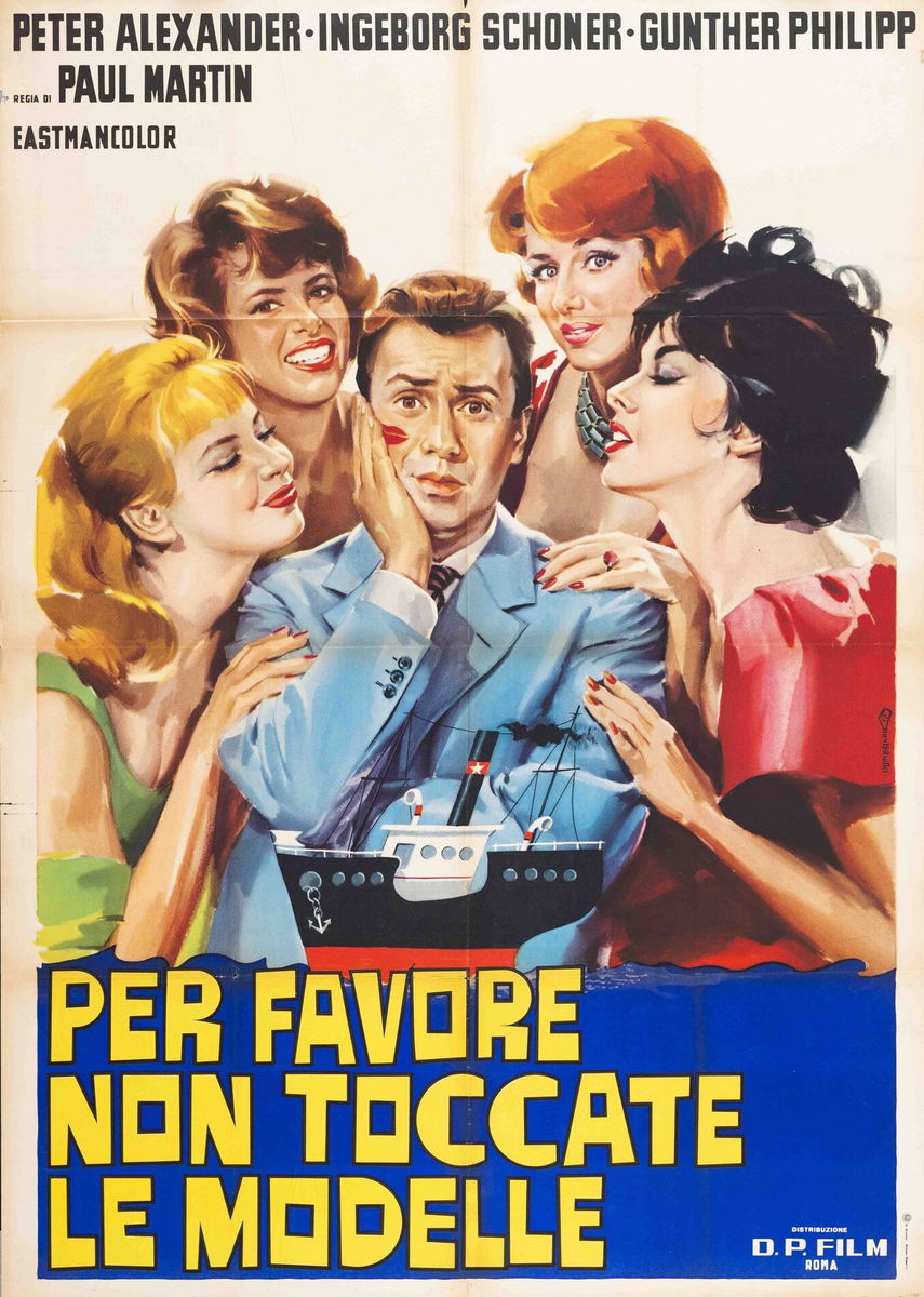 Per favore non toccate le modelle - Manifesto 1