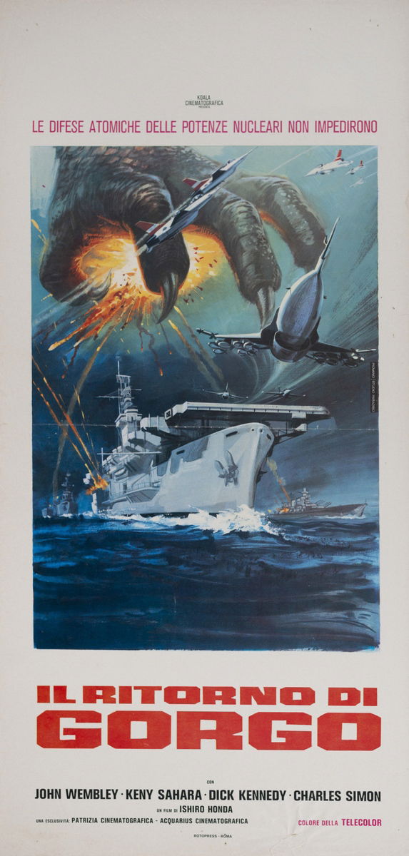 La vendetta di Godzilla - Locandina 1