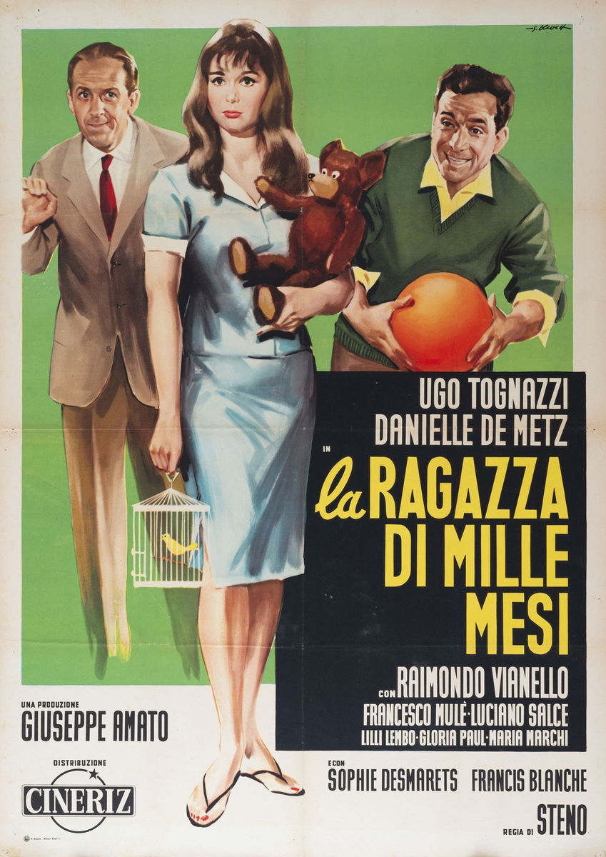 La ragazza di mille mesi - Manifesto 1