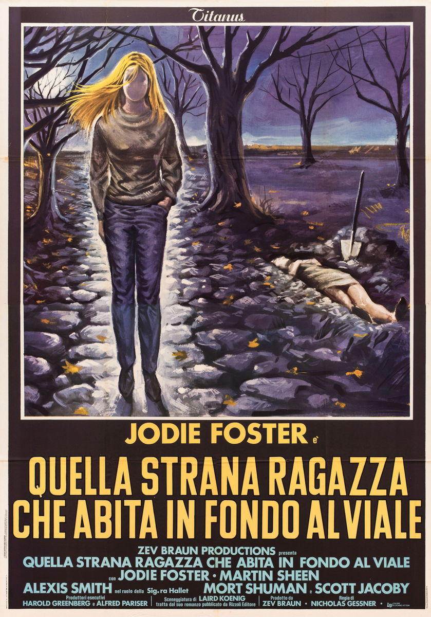 Quella strana ragazza che abita in fondo al viale - Manifesto 1