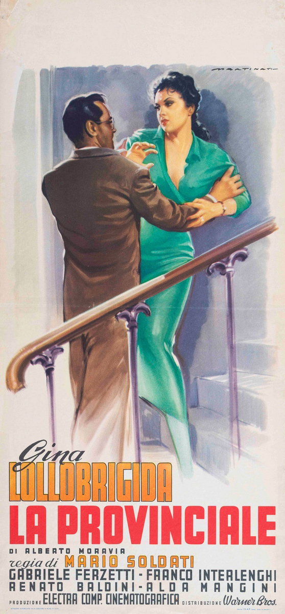 Locandina 3 for the film The Wayward Wife (1953), painted by Luigi Martinati