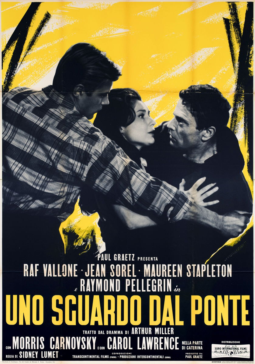 Uno sguardo dal ponte - Manifesto 1