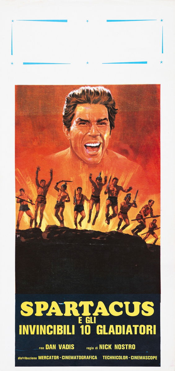Spartacus e gli invincibili 10 gladiatori - Locandina 1