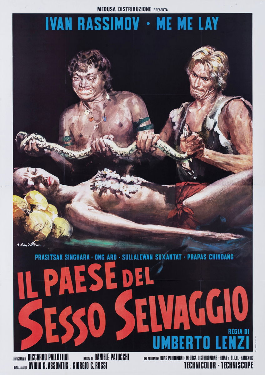 Il paese del sesso selvaggio - Manifesto 1