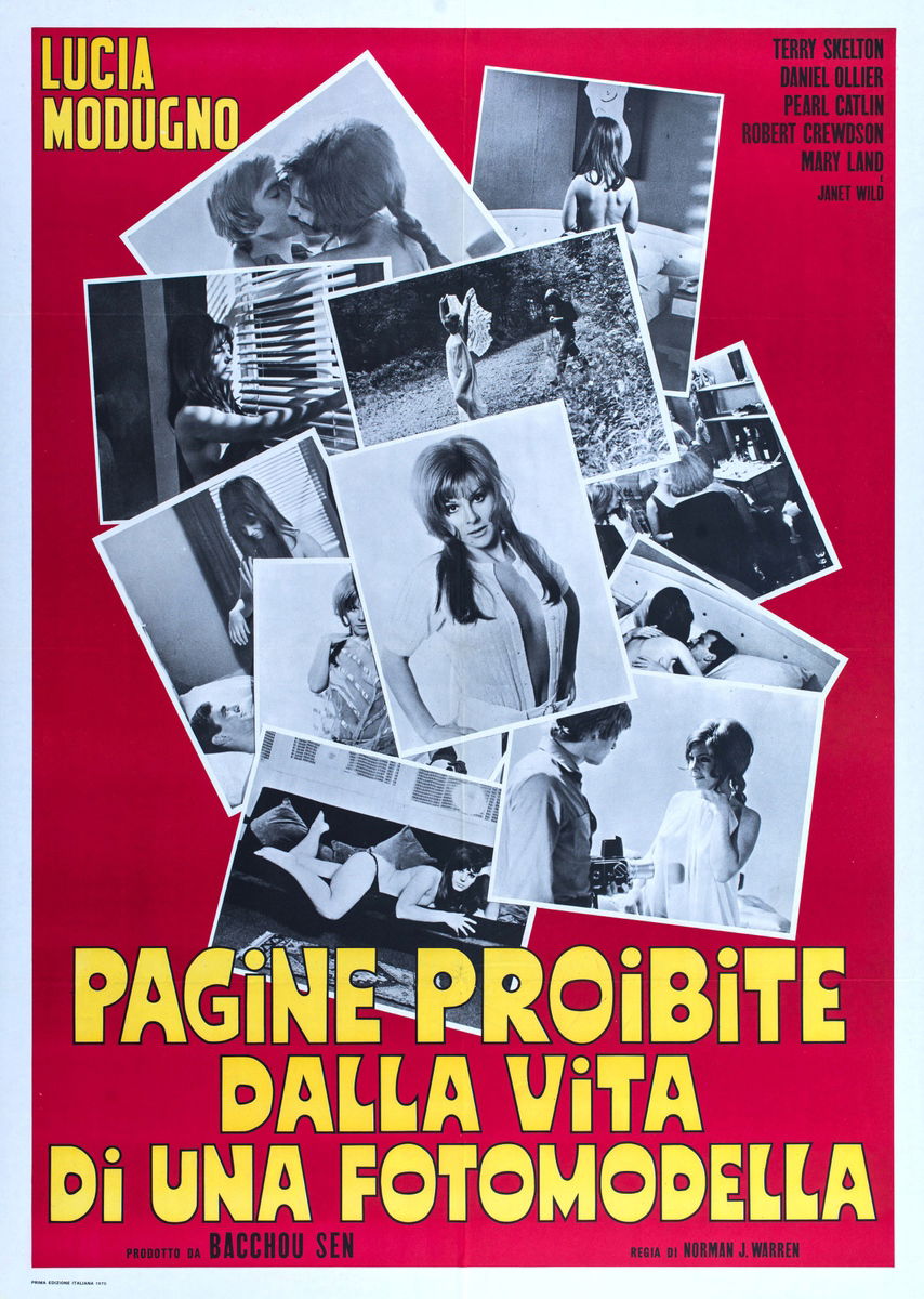 Pagine proibite dalla vita di una fotomodella - Manifesto 1