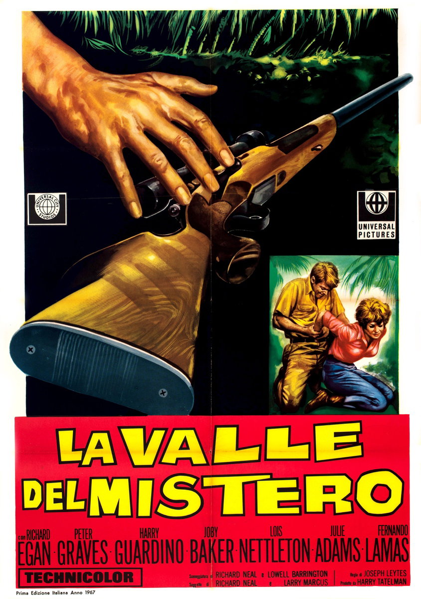 Manifesto 2 per il film La valle del mistero (1967)