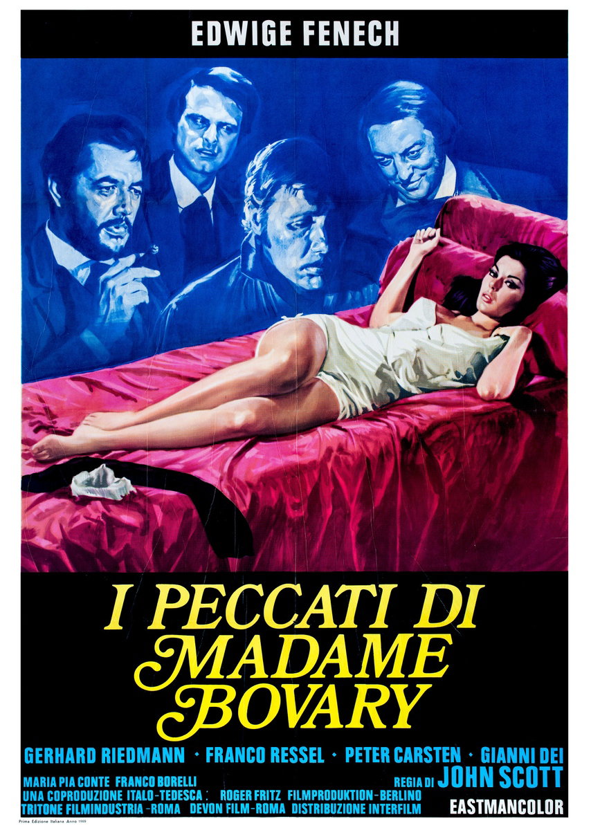 Poster 2 for the film I peccati di Madame Bovary (1975)