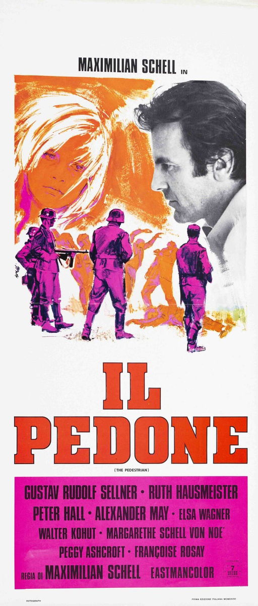 Il pedone - Locandina 1