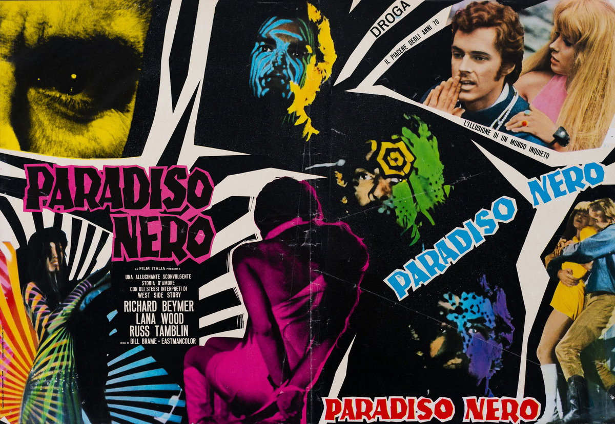 Fotobusta 4 per il film Paradiso nero (1969)