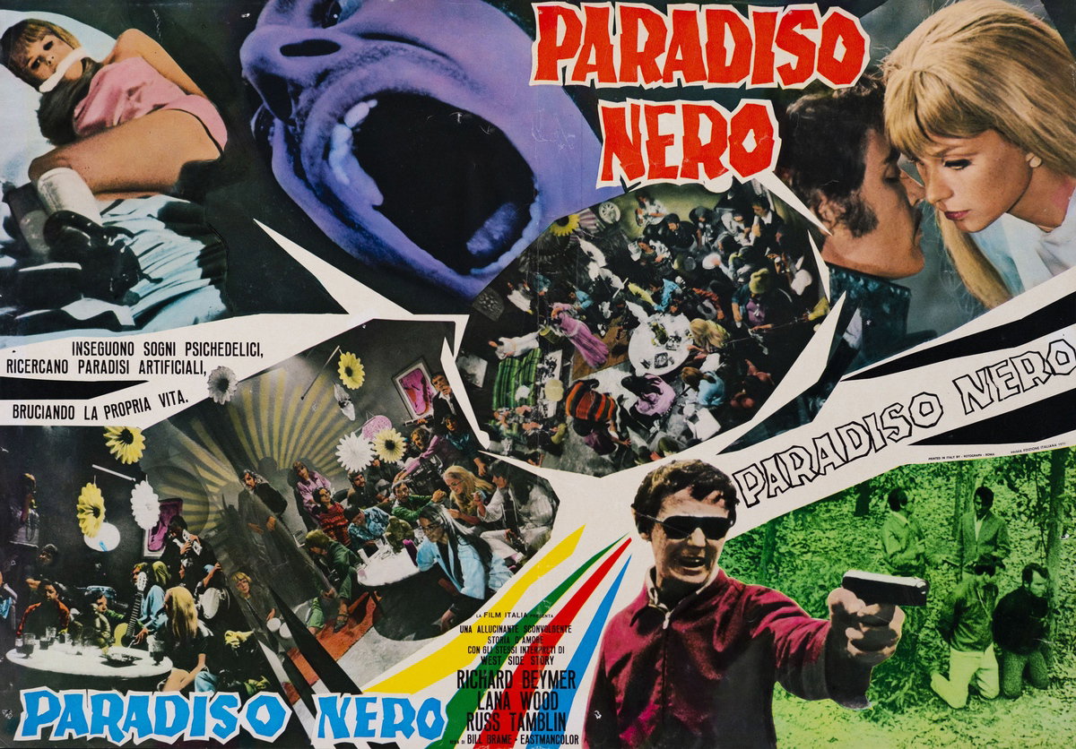 Fotobusta 5 per il film Paradiso nero (1969)
