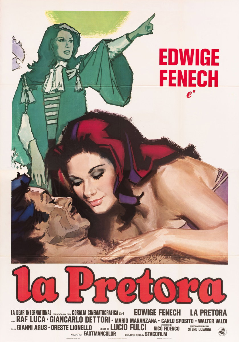 Manifesto 2 per il film La pretora (1976)
