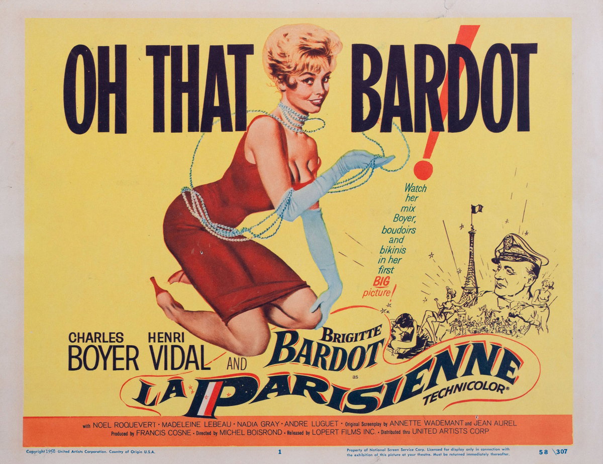 Lobby Card 2 for the film La Parisienne (1957)