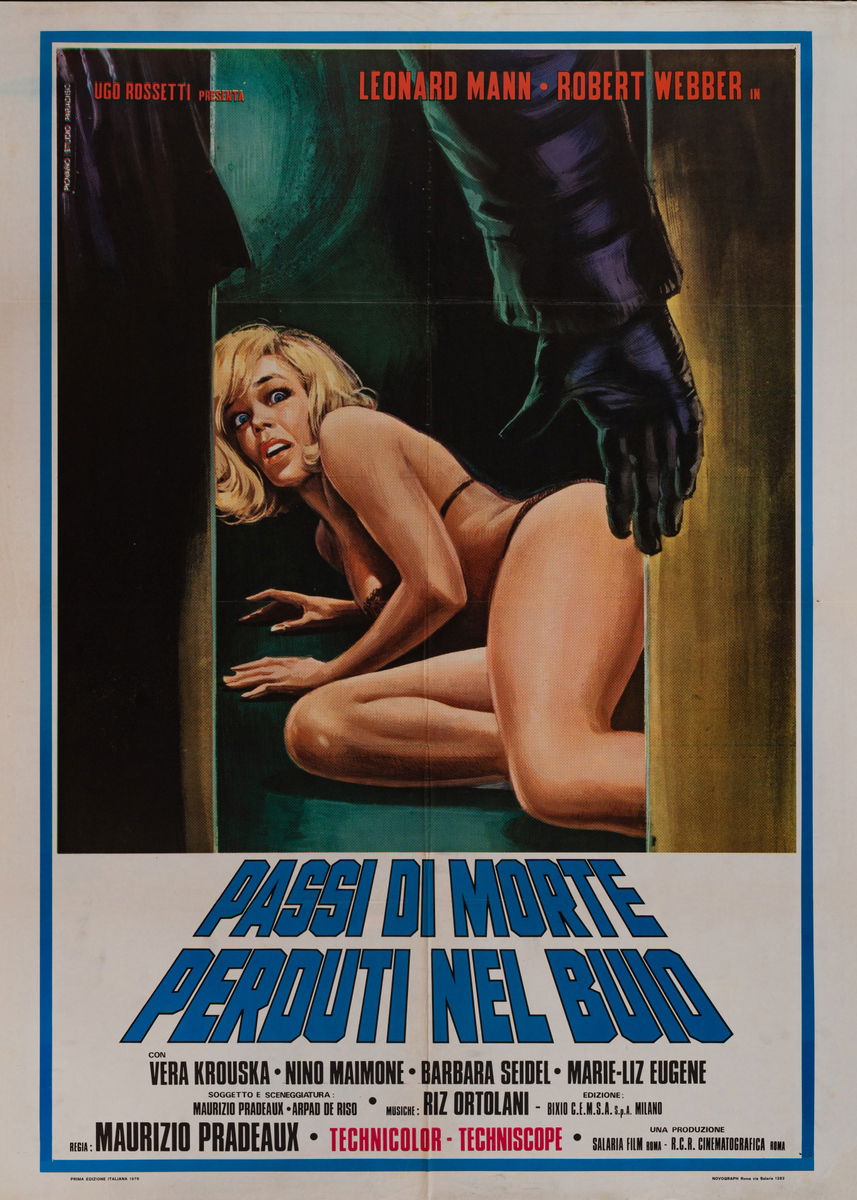 Passi di morte perduti nel buio - Manifesto 1