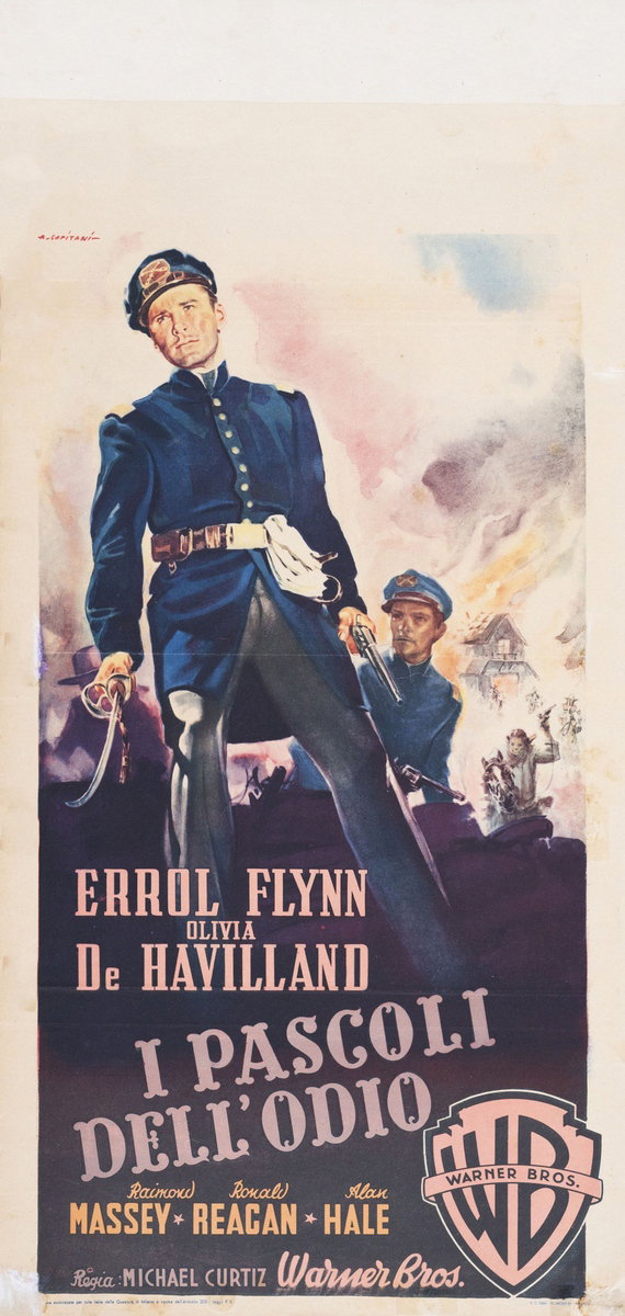 Locandina 2 per il film I pascoli dell'odio (1940), dipinto da Giorgio Olivetti
