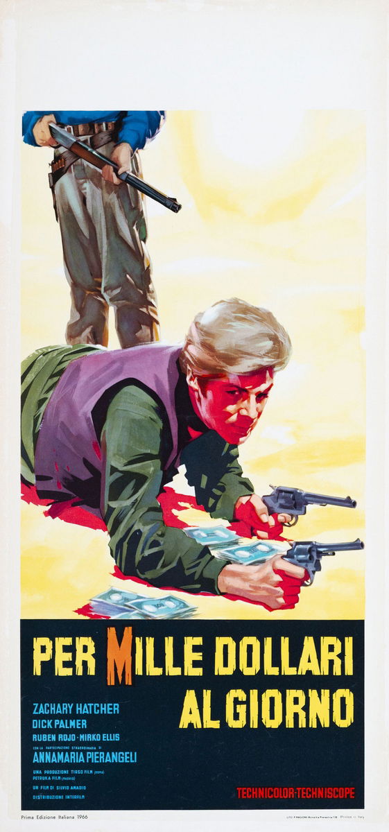 For One Thousand Dollars Per Day - Lobby Card 1