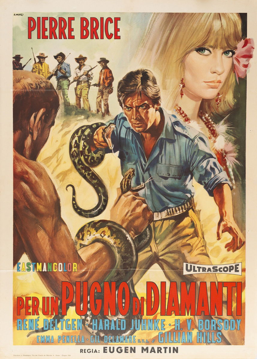 Per un pugno di diamanti - Manifesto 1