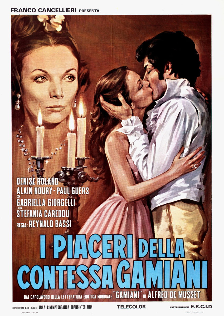 Manifesto 2 per il film I piaceri della contessa Gamiani (1974)