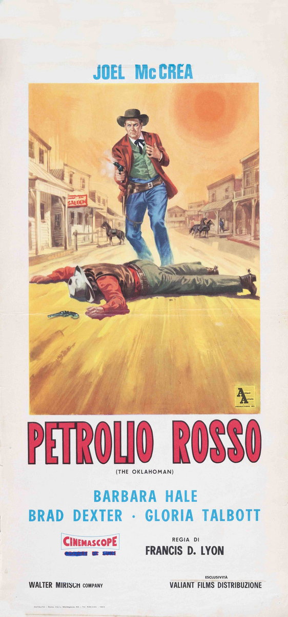 Locandina 2 per il film Petrolio rosso (1957)