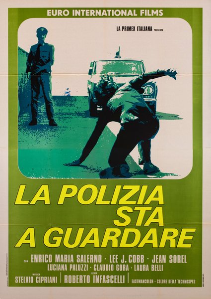 La polizia sta a guardare