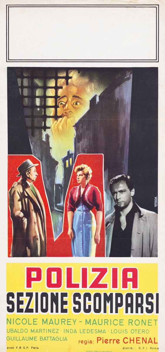 Missing Persons Section - Lobby Card 1