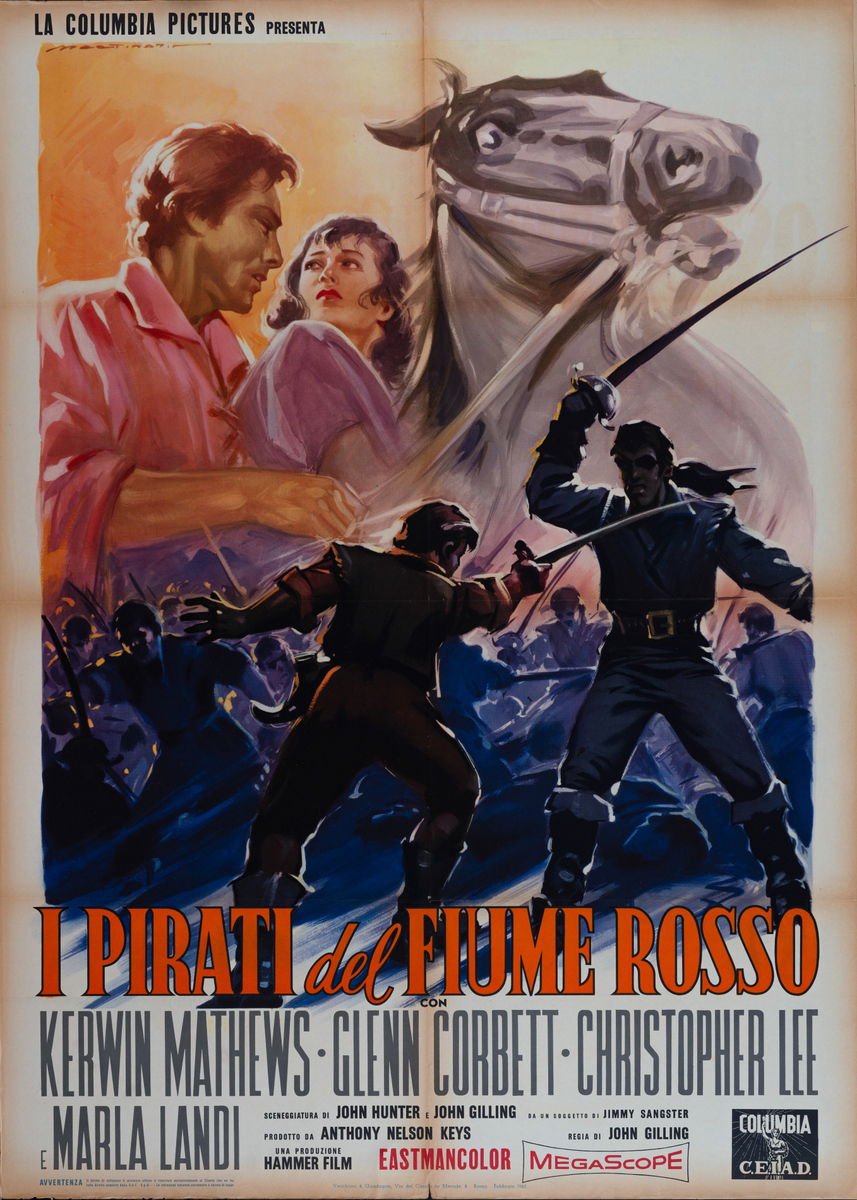 I pirati del fiume rosso - Manifesto 1