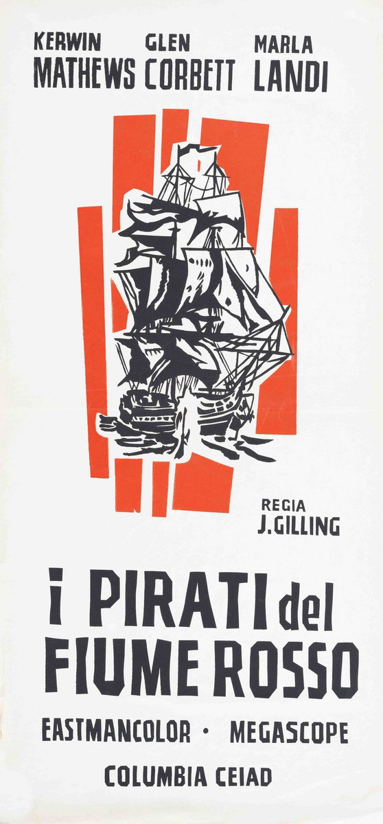 Locandina 2 for the film The Pirates of Blood River (1962)