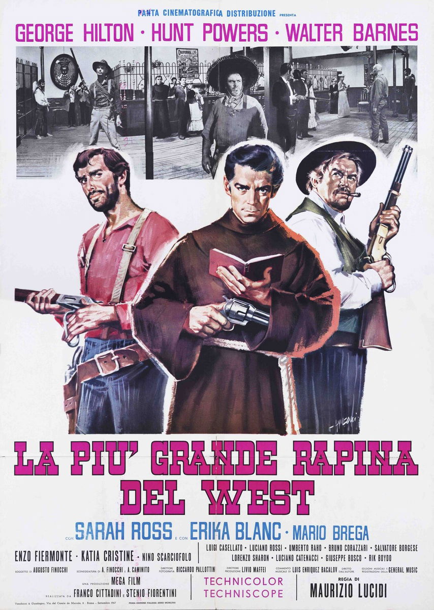 La più grande rapina del west - Manifesto 1