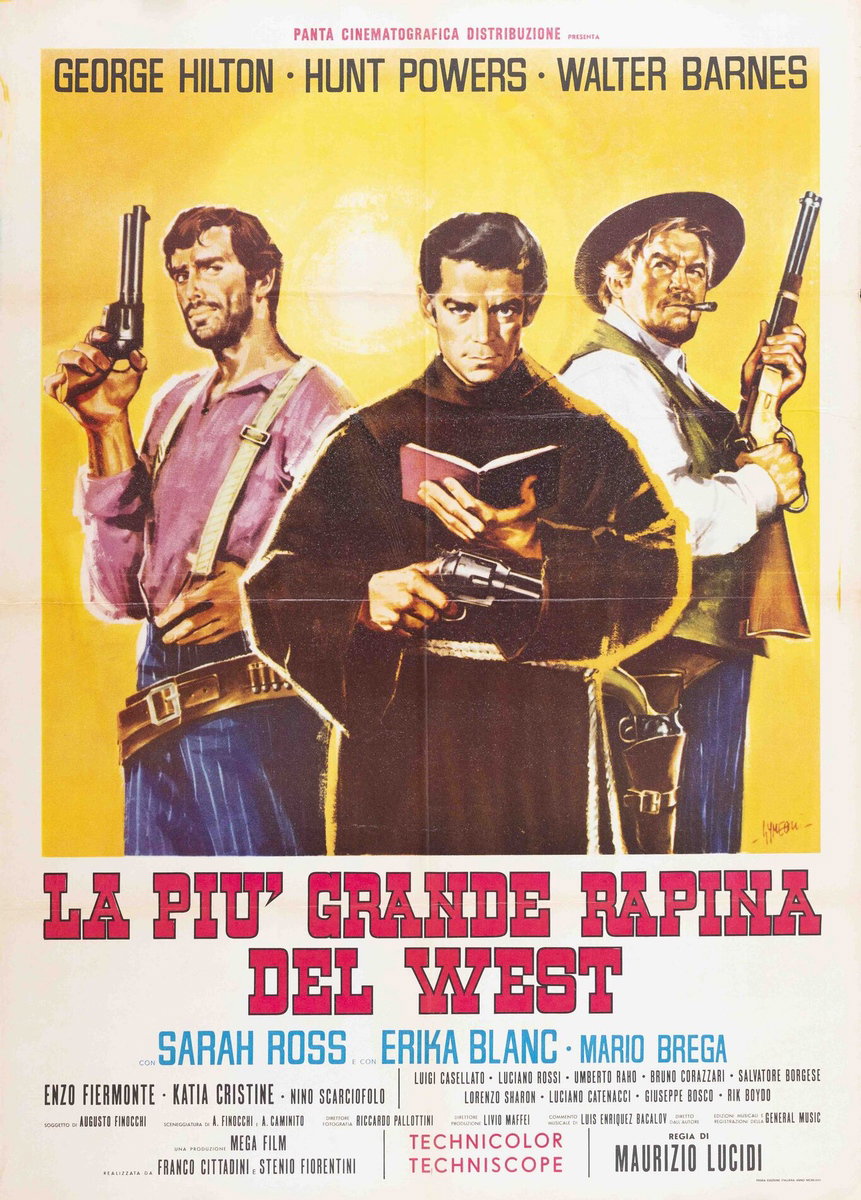Poster 2 for the film Halleluja for Django (1967)