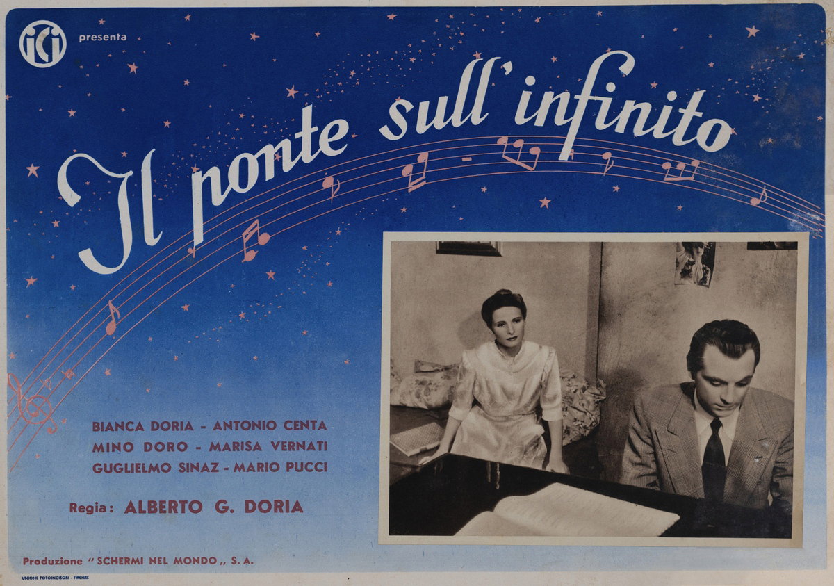 Lobby Card 2 for the film Il ponte sull'infinito (1941)