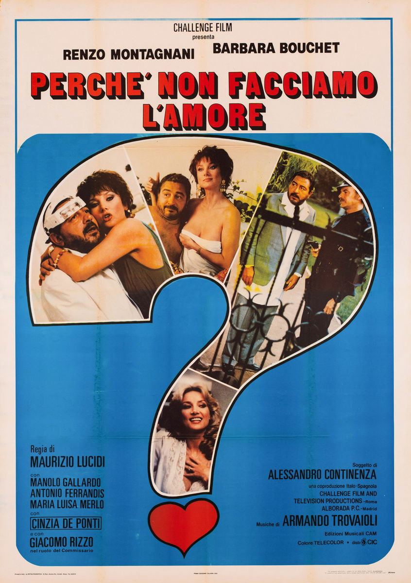 Perché non facciamo l'amore - Manifesto 1