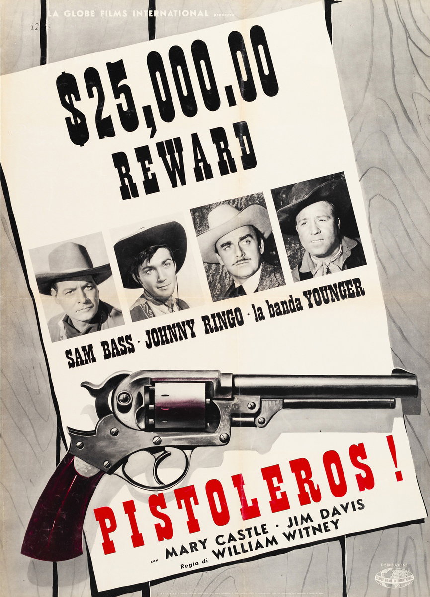 Poster 2 for the film Pistoleros (1962)