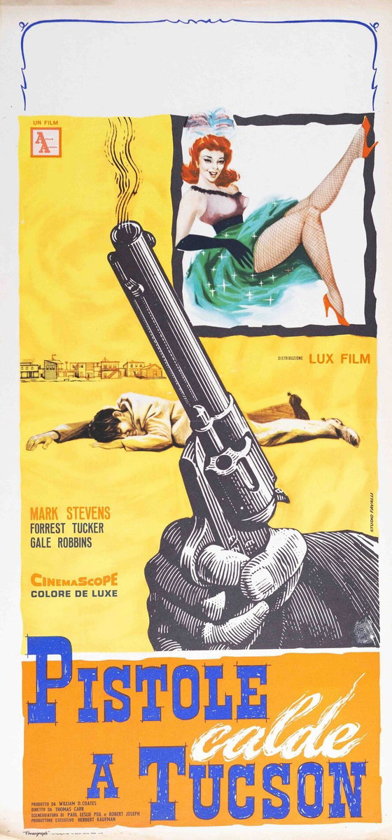 Locandina 2 per il film Pistole calde a Tucson (1958)