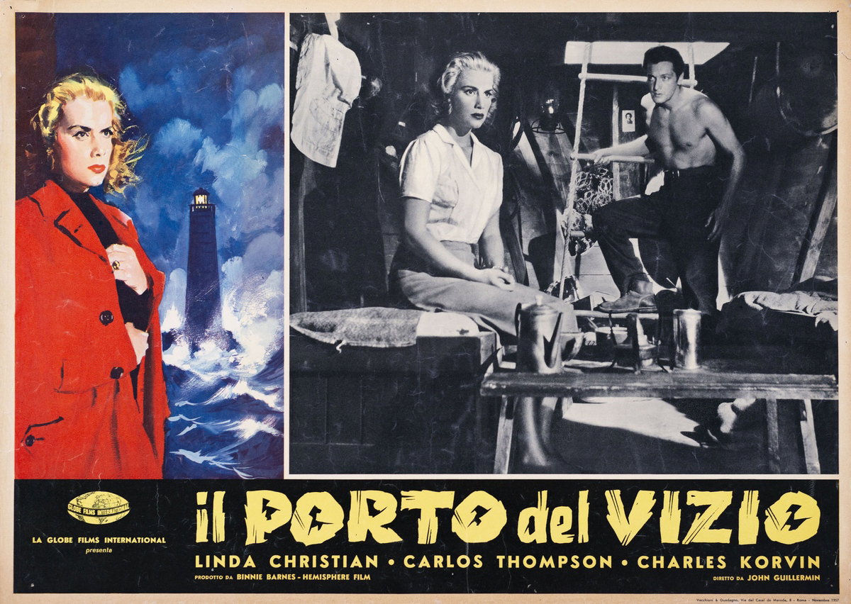 Fotobusta 2 per il film Il porto del vizio (1956)