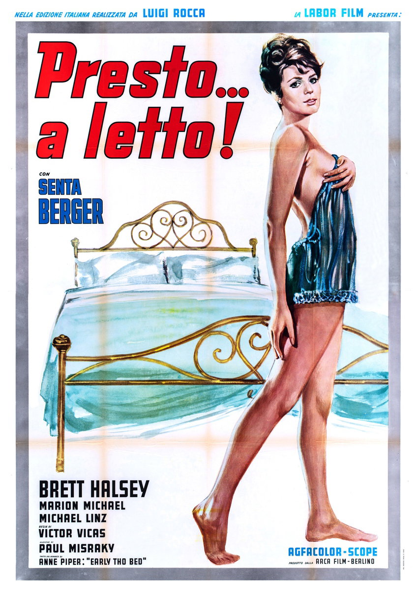 Manifesto 2 per il film Presto... a letto! (1963)