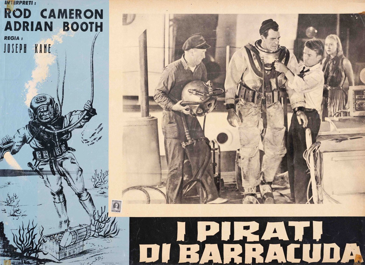 Fotobusta 2 per il film I pirati di Barracuda (1951)