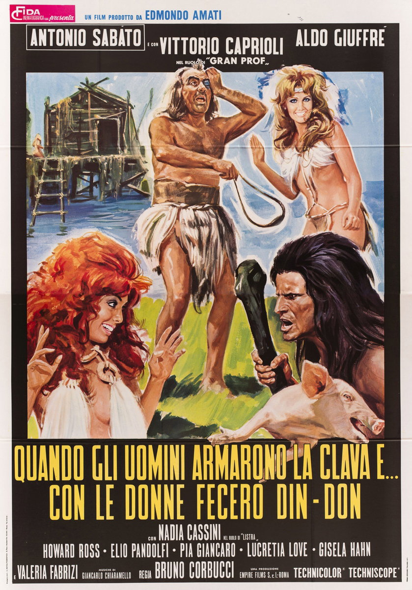 Poster 2 for the film When Men Carried Clubs and Women Played Ding-Dong (1971)