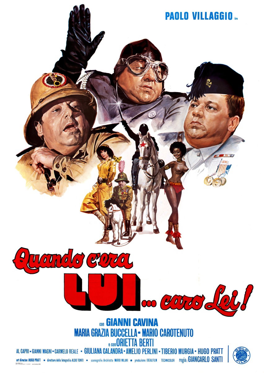 Poster 2 for the film Quando c'era lui... caro lei! (1978)