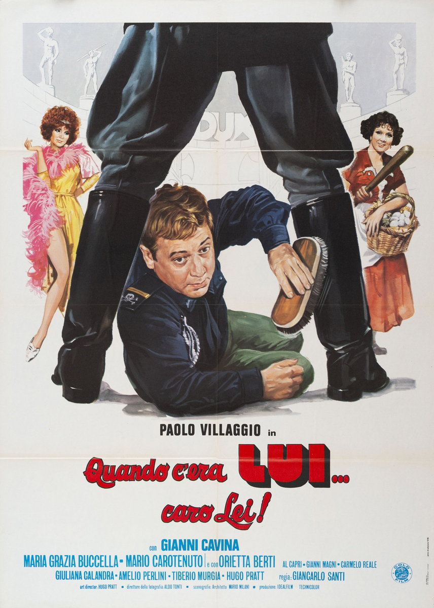 Poster 3 for the film Quando c'era lui... caro lei! (1978)