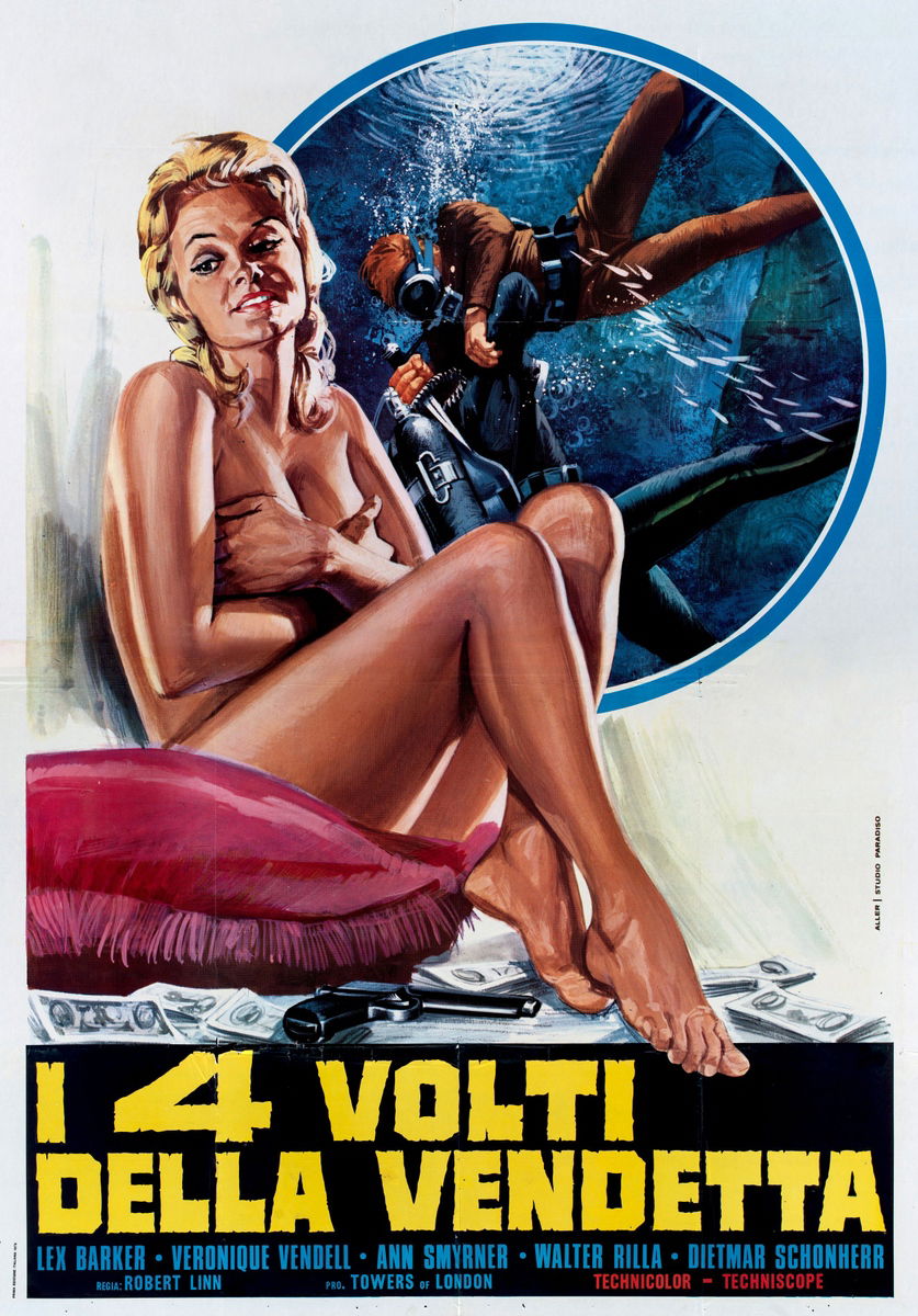 I quattro volti della vendetta - Manifesto 1