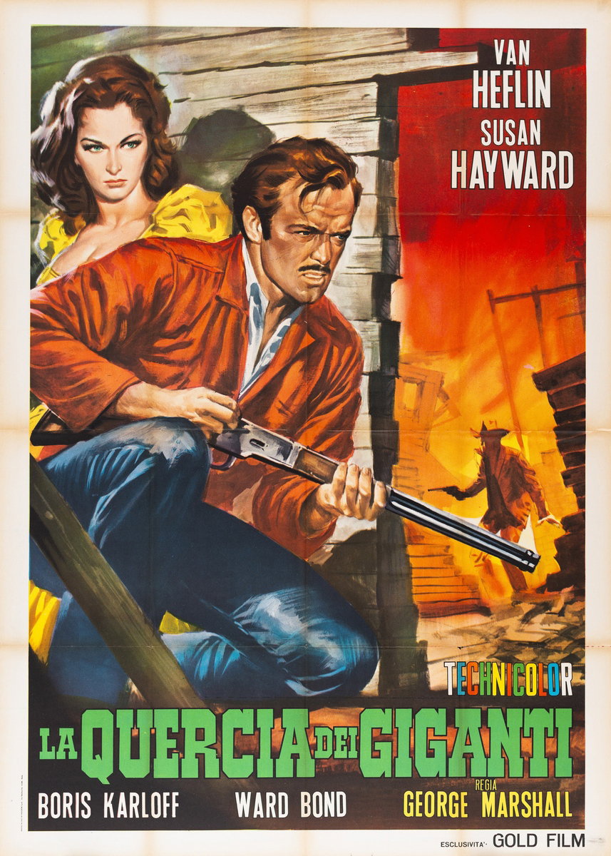 Manifesto 2 per il film La quercia dei giganti (1948)