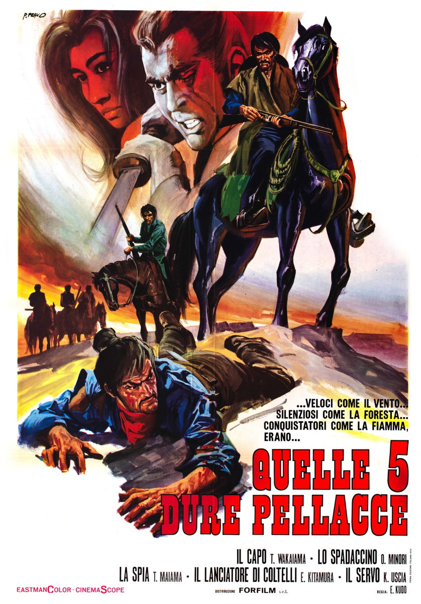 Quelle 5 dure pellacce - Manifesto 1