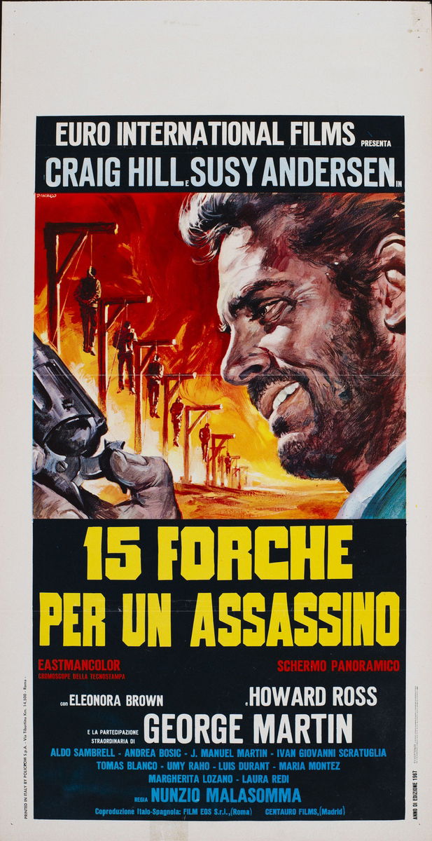 Fifteen Scaffolds for the Killer - Lobby Card 1