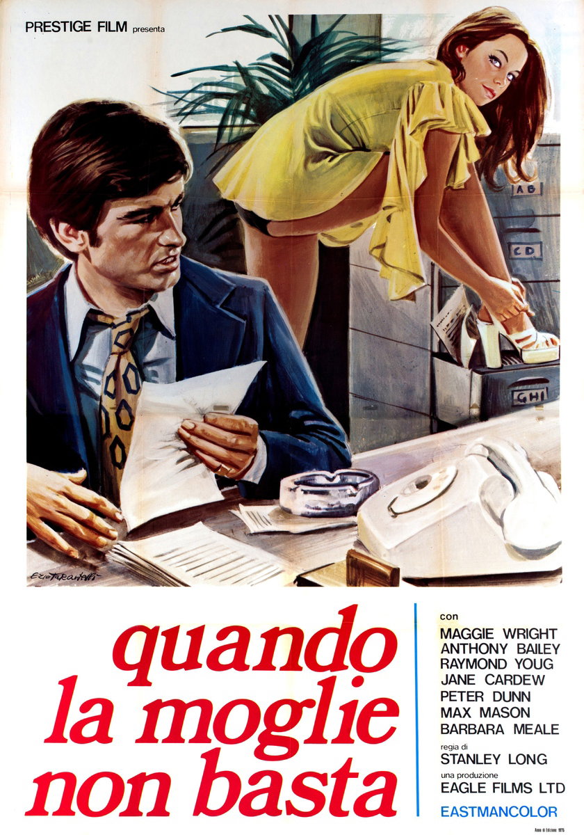 Poster 2 for the film Sex and the Other Woman (1972), painted by Ezio Tarantelli