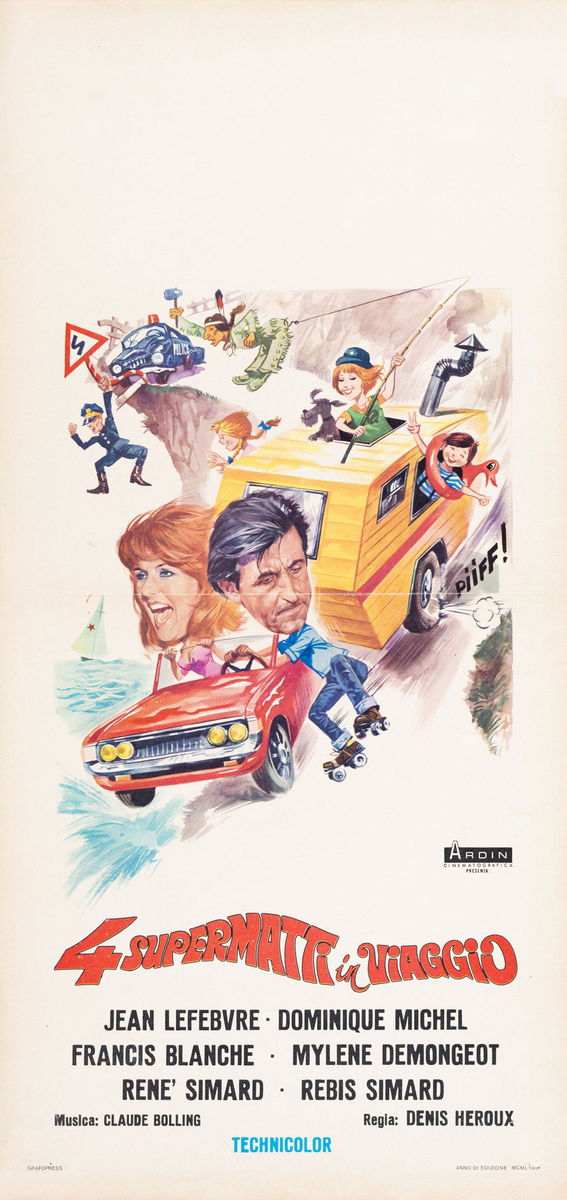 Quattro supermatti in viaggio - Locandina 1