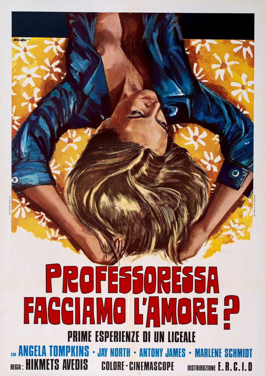Professoressa facciamo l'amore - Manifesto 1