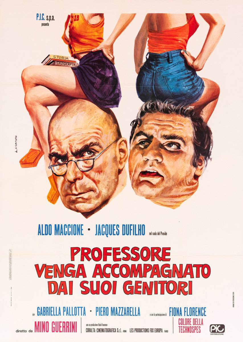 Professore venga accompagnato dai suoi genitori - Manifesto 2